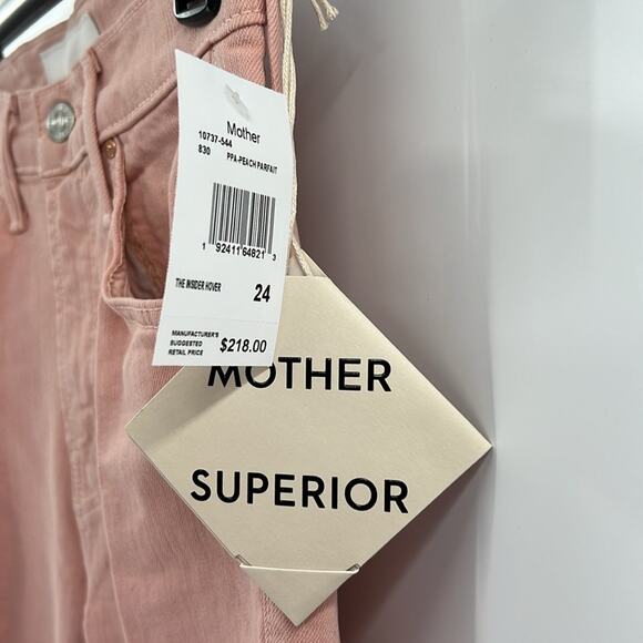 Mother Superior The Insider Hover Jeans - The Devil May Care (Peach Parfait)  24 - Picture 5 of 11